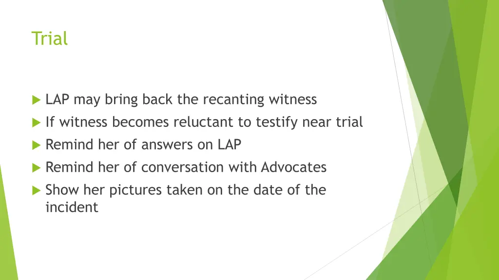 trial