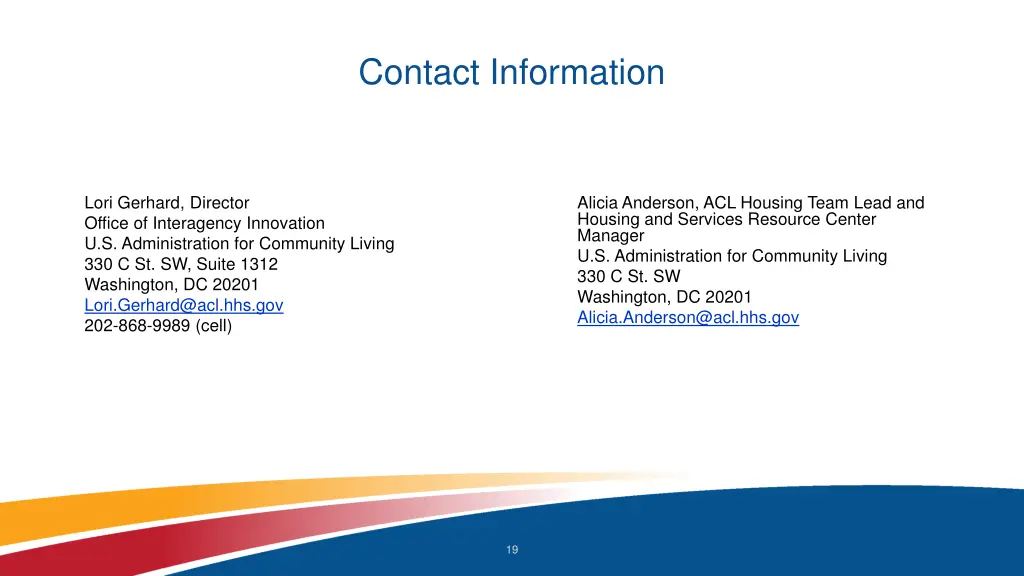 contact information