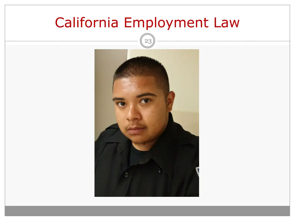 california employment law 2