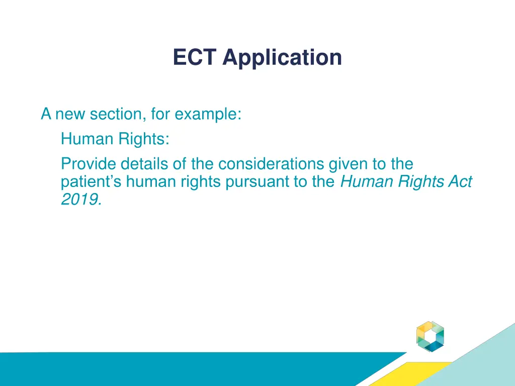 ect application