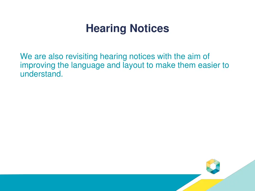 hearing notices