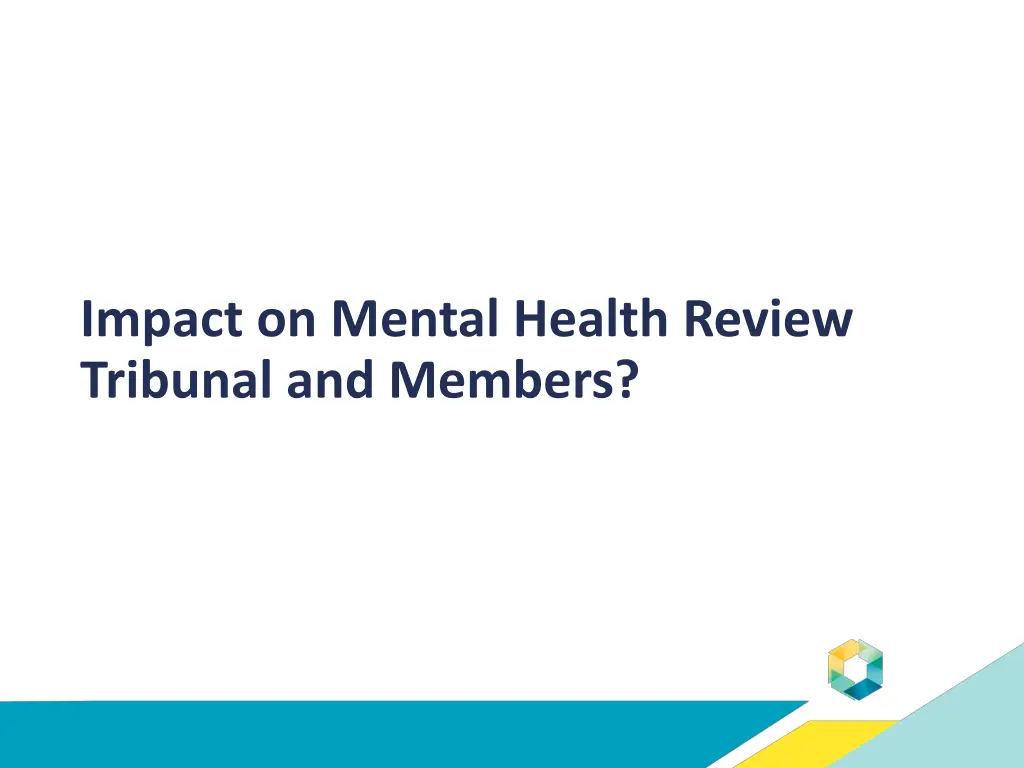 impact on mental health review tribunal