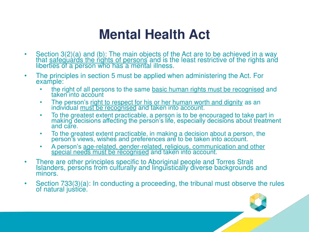 mental health act