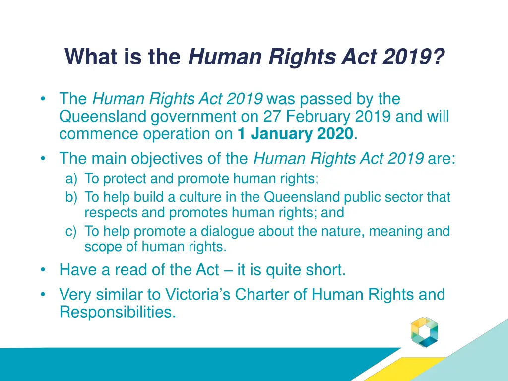 what is the human rights act 2019 1