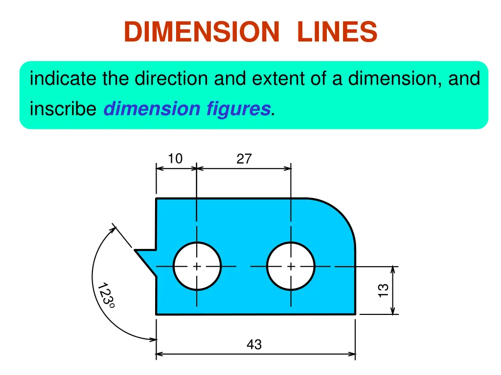 dimension lines