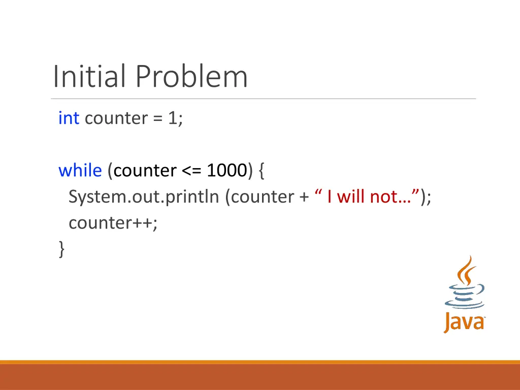 initial problem 1