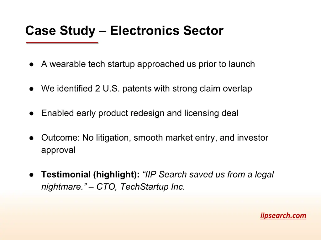 case study electronics sector