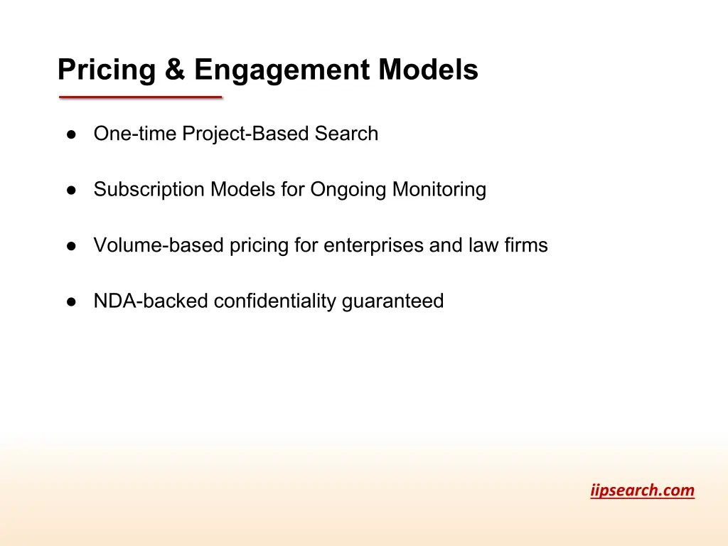 pricing engagement models