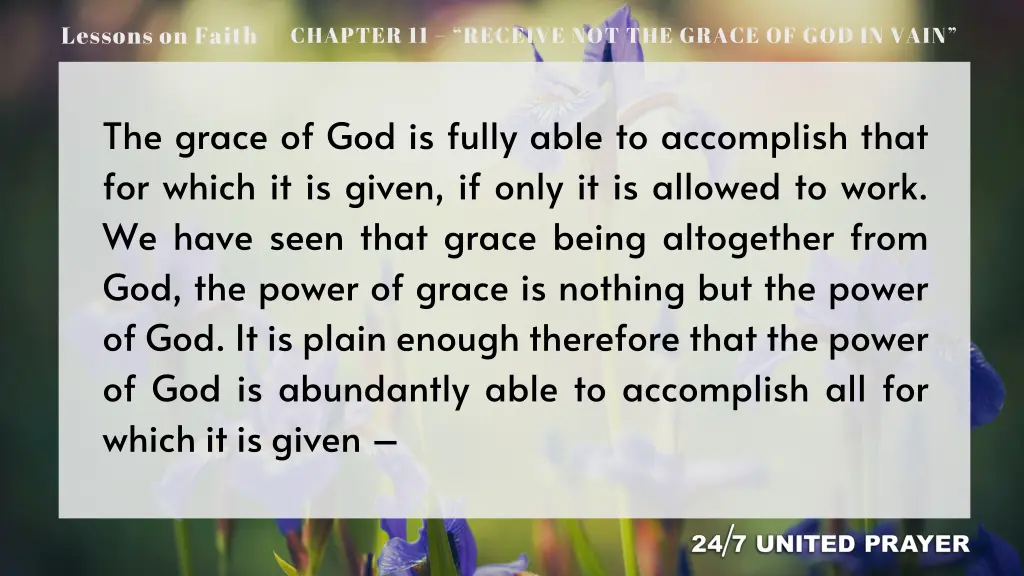lessons on faith 15