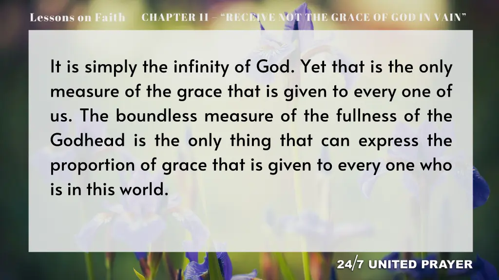 lessons on faith 4