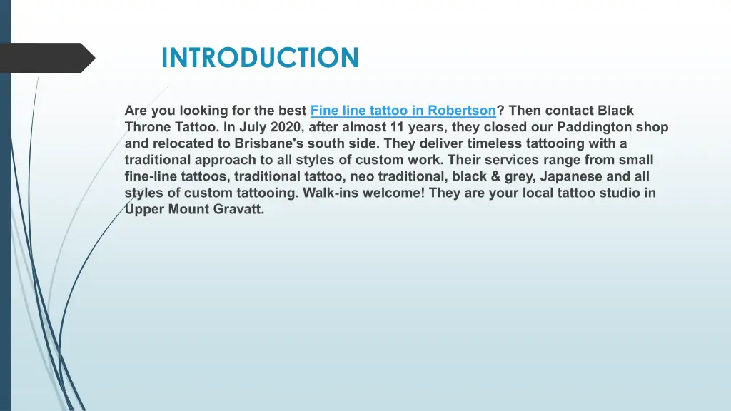 introduction