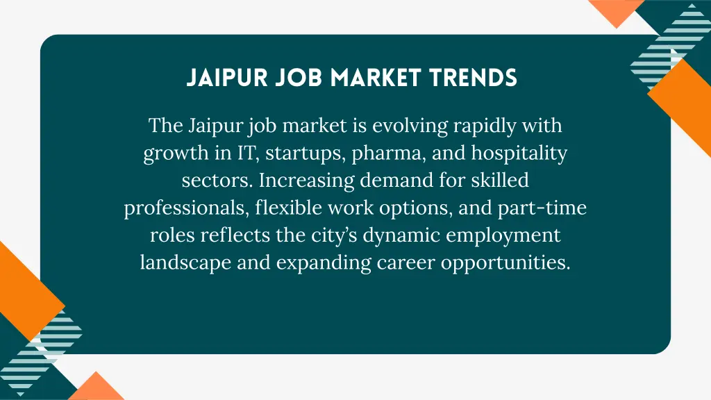 jaipur job market trends