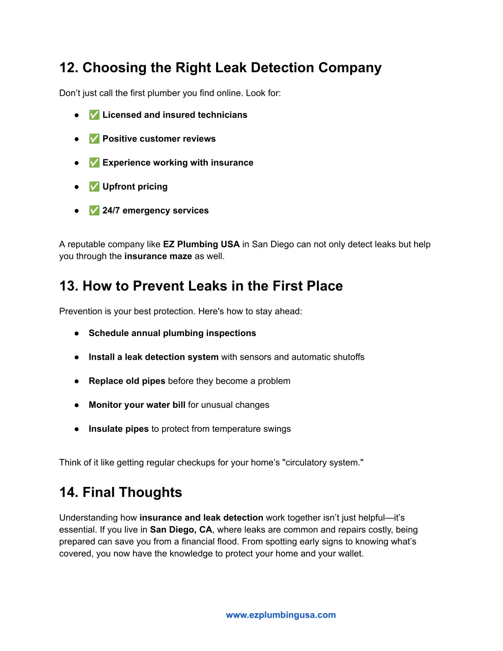 12 choosing the right leak detection company