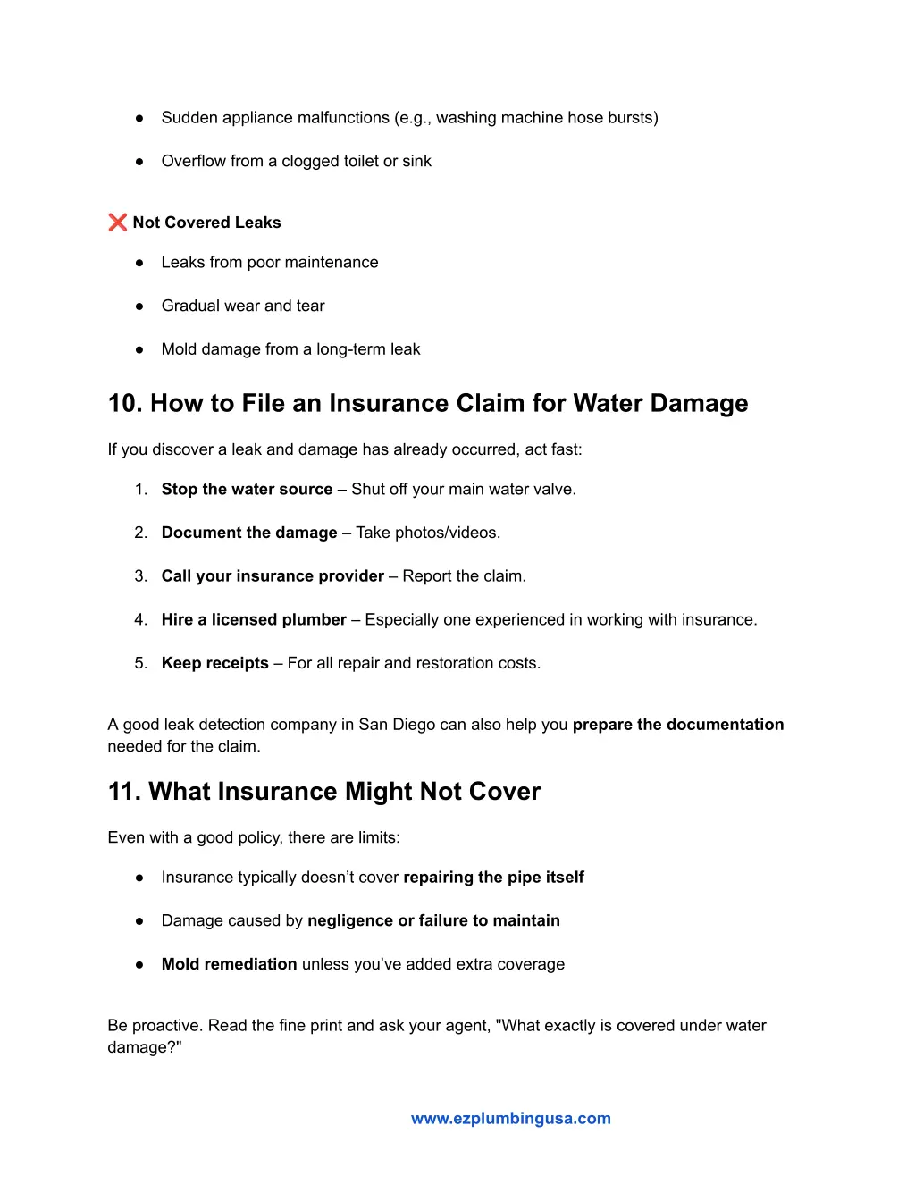 sudden appliance malfunctions e g washing machine