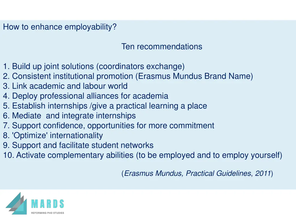 how to enhance employability