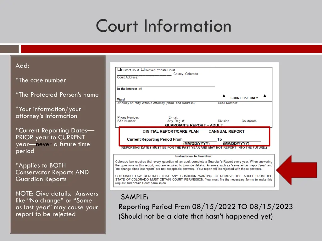 court information