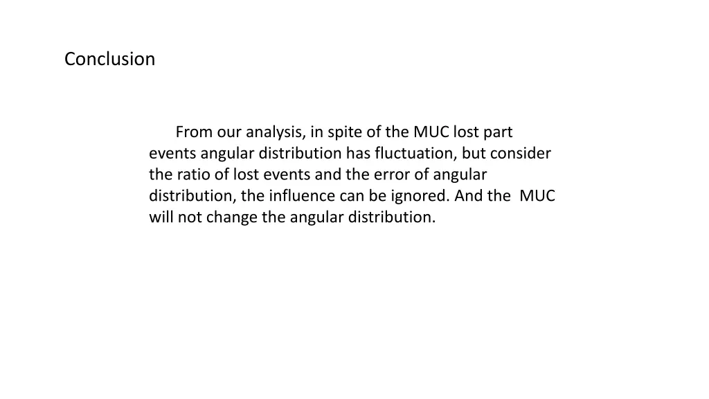 conclusion