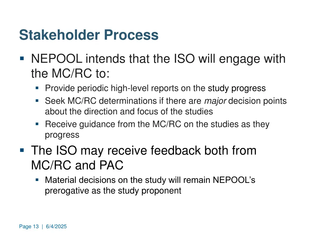 stakeholder process 1