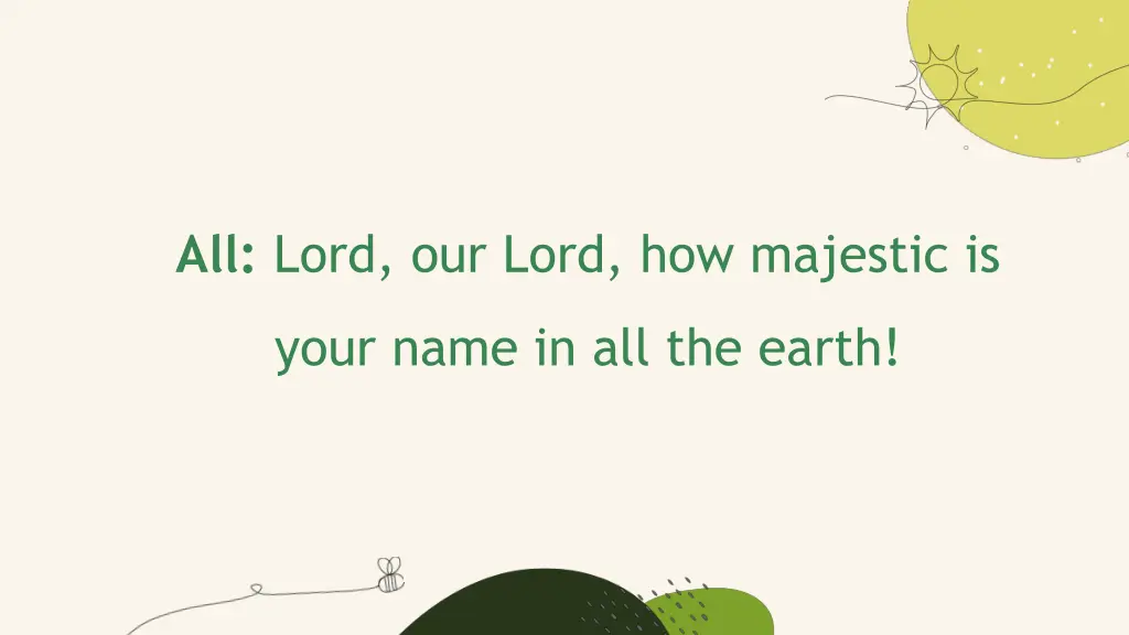 all lord our lord how majestic is 2