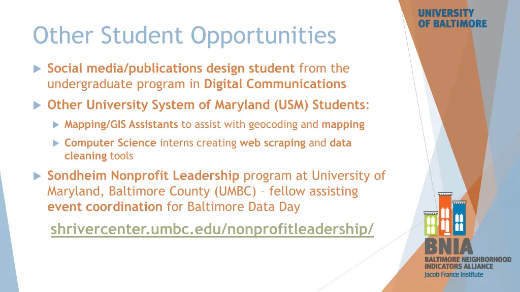 other student opportunities