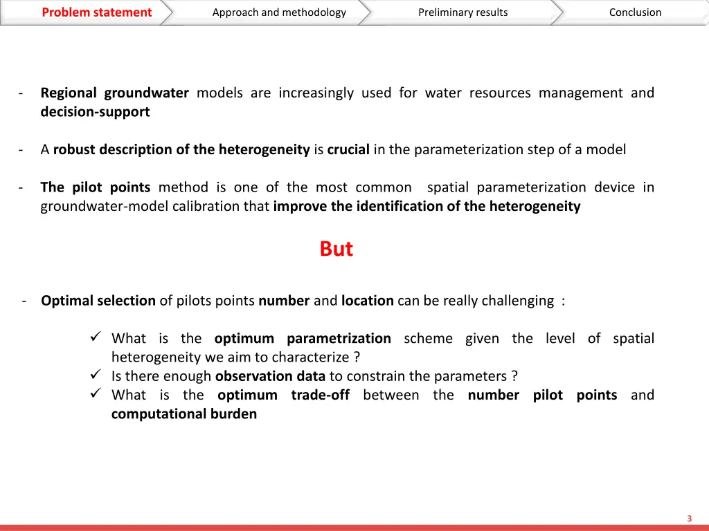 problem statement approach and methodology