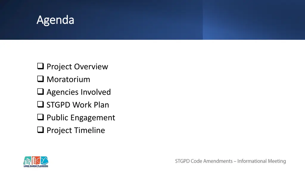 agenda agenda