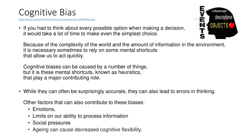 cognitive bias https www verywellmind com what