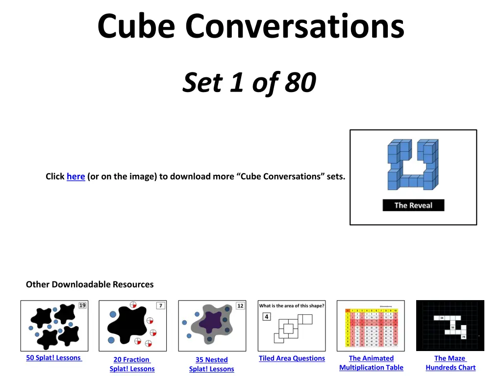 cube conversations 1