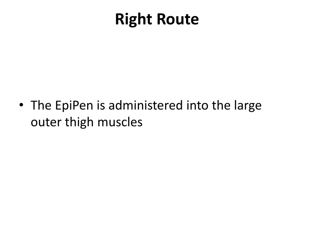 right route
