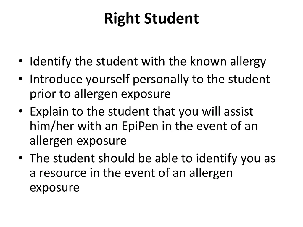 right student