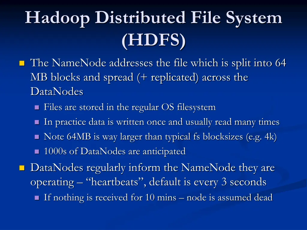 hadoop distributed file system hdfs 1