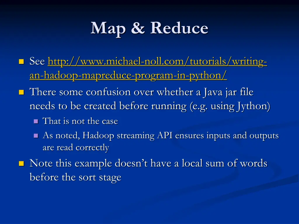 map reduce