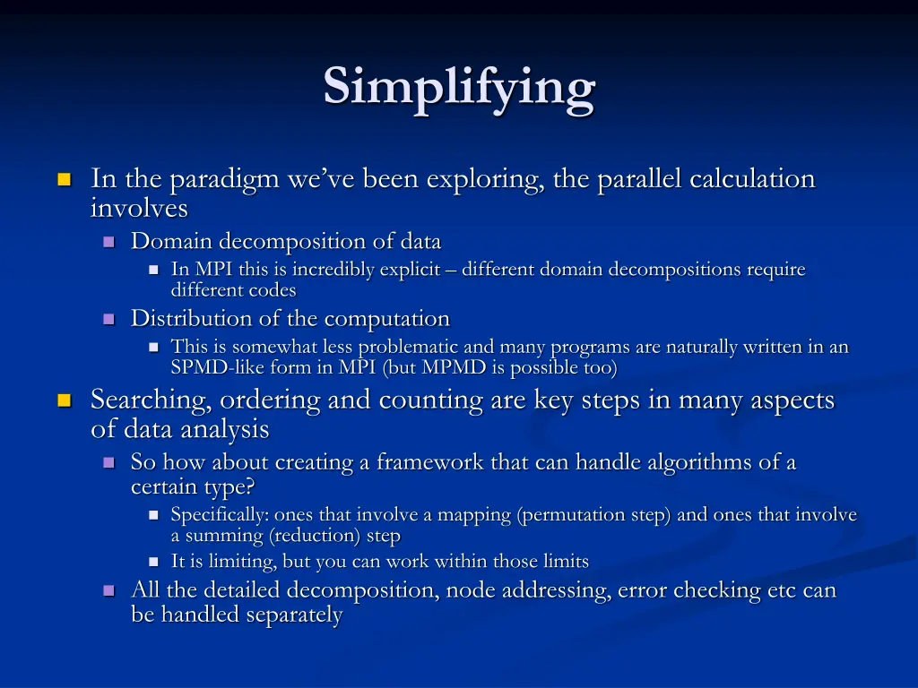 simplifying