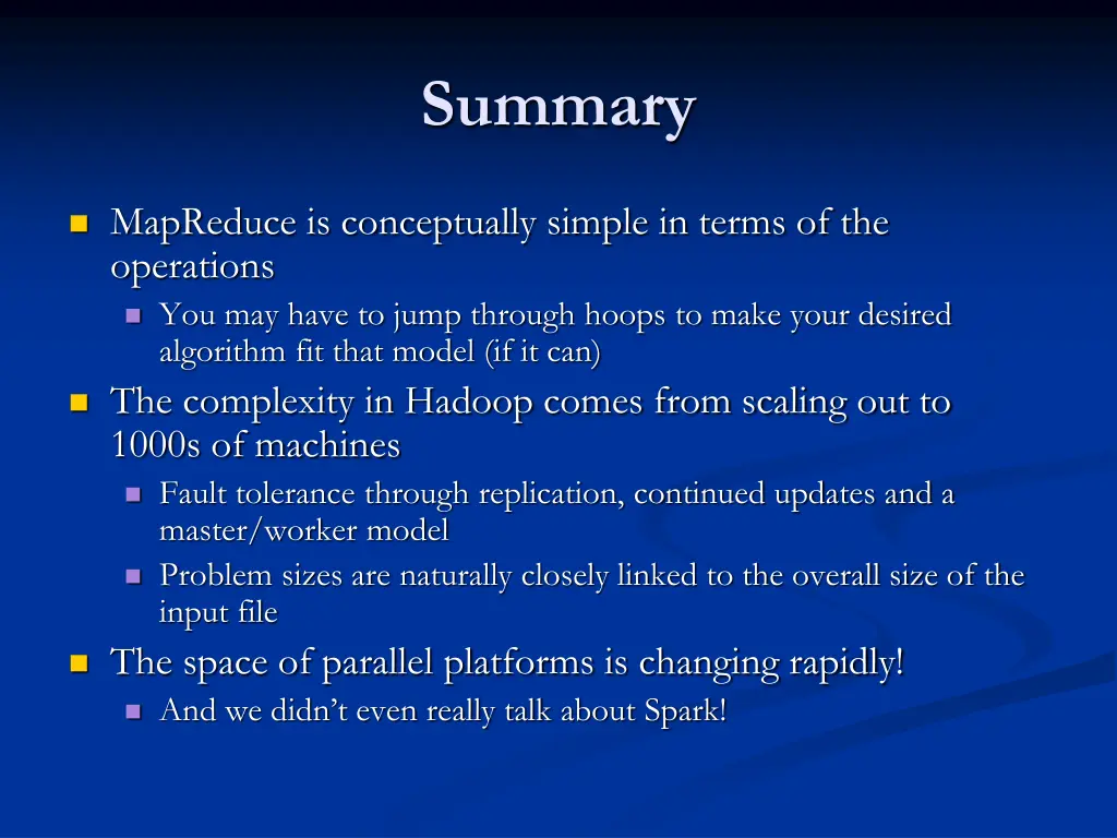 summary