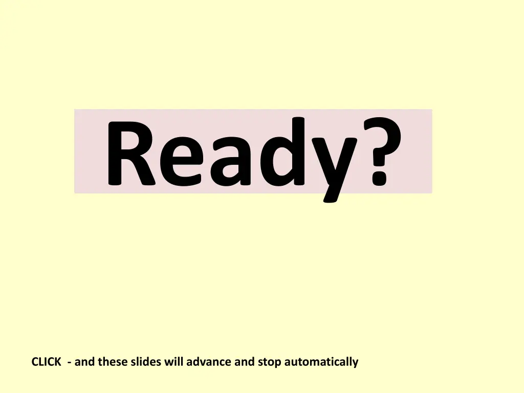 ready