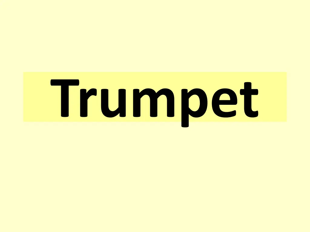 trumpet