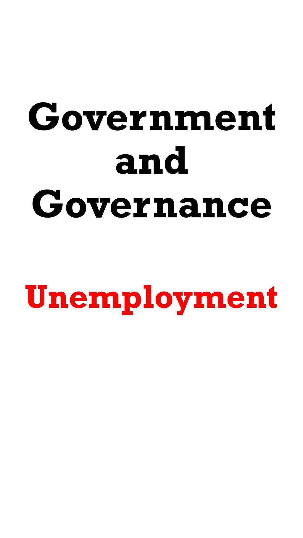government and governance