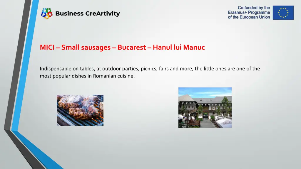 mici small sausages bucarest hanul lui manuc