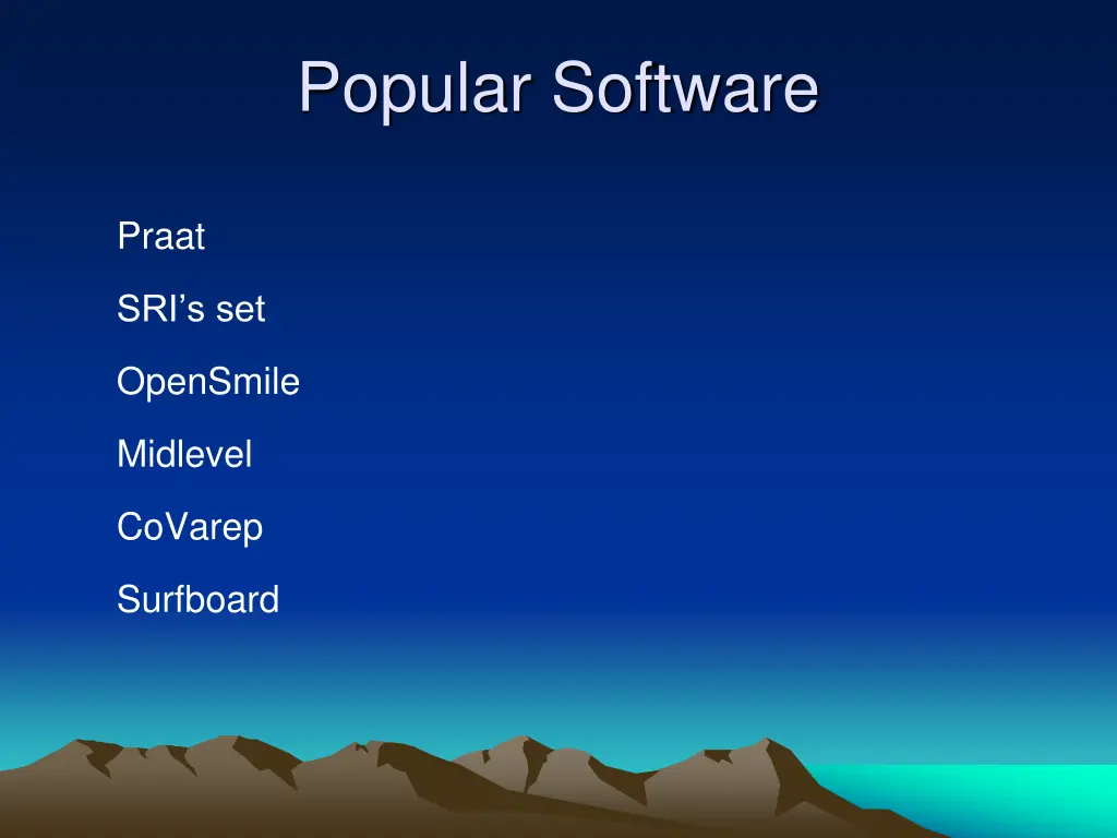 popular software