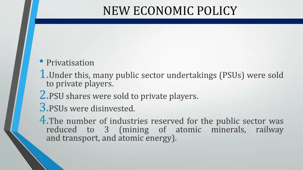 new economic policy 7