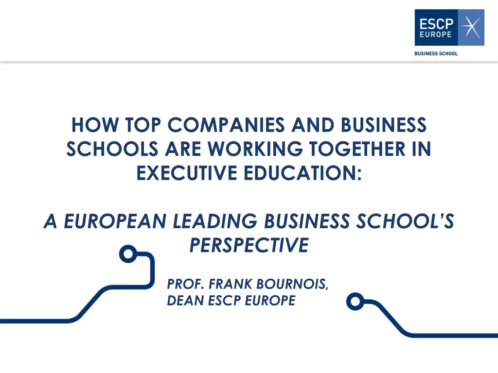 how top companies and business schools