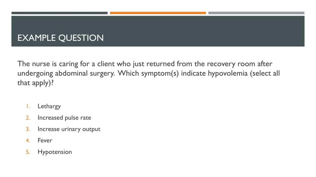 example question 3