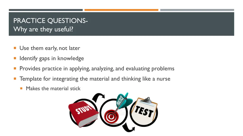 practice questions why are they useful