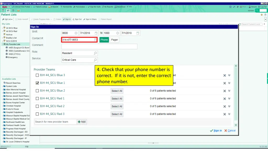 4 check that your phone number is correct