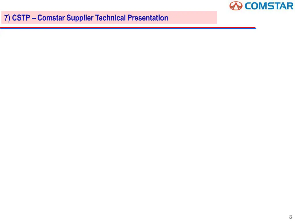 7 cstp comstar supplier technical presentation