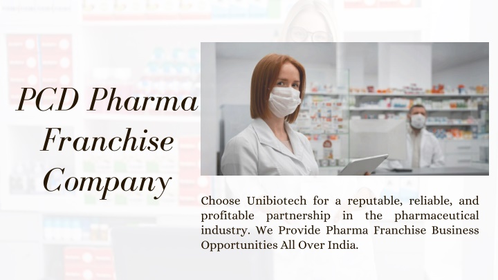pcd pharma franchise company