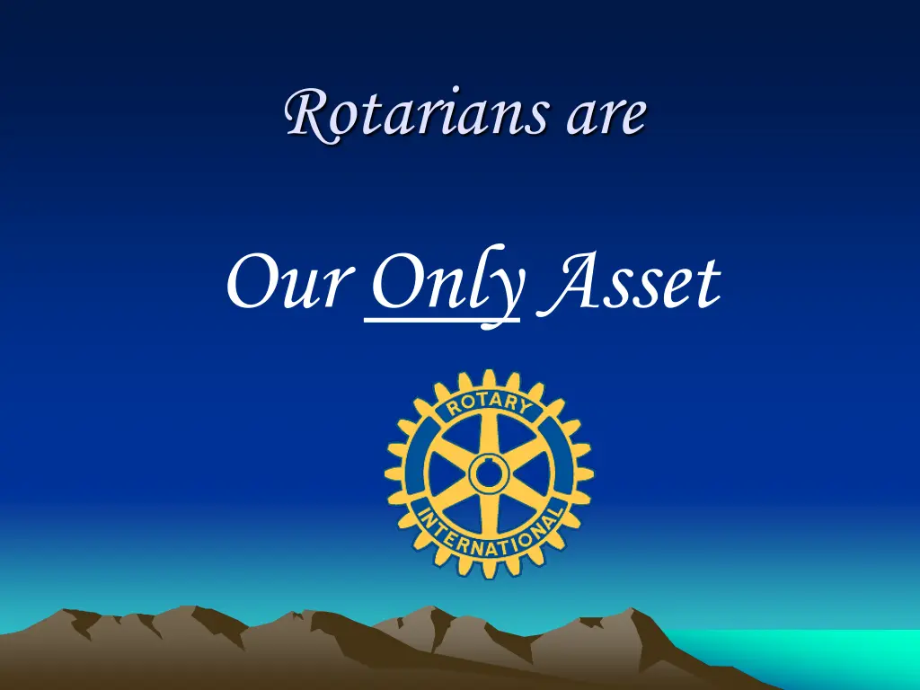 rotarians are