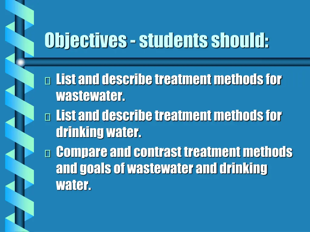 objectives students should