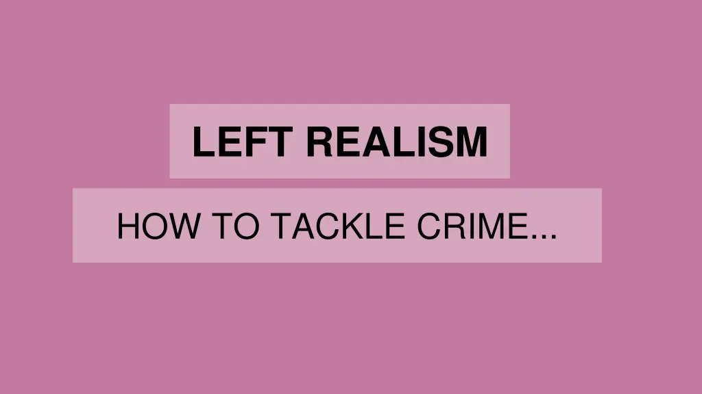 left realism 4