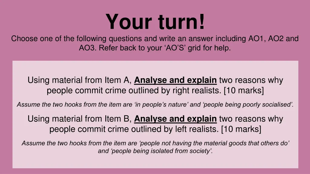 your turn